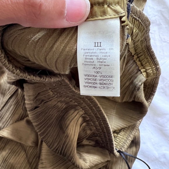 Forte Forte pleated army green pleated trousers - Picture 4 of 4